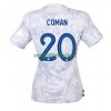 Maillot de Supporter France Kingsley Coman 20 Extérieur Coupe du Monde 2022 Pour Femme